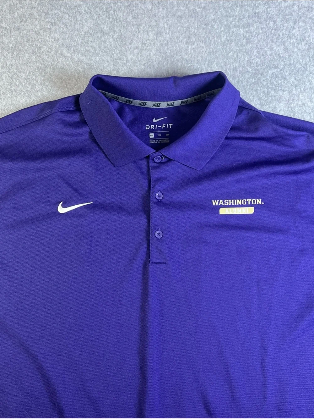 Washington huskies alumni Nike dri fit performance polo shirt men’s 2xl new
